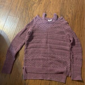 Maurices Mauve Knit Sweater XS